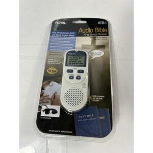 Royal Audio Bible ATB4 Electronic King‎ James Version World English NEW SEALED